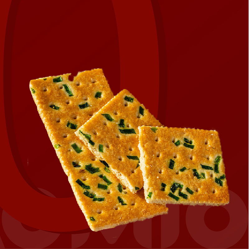 Grön lök kex