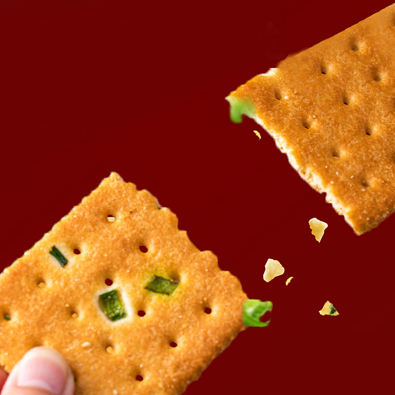 Grön lök kex