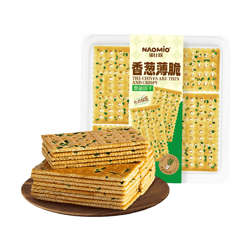 Grön lök kex