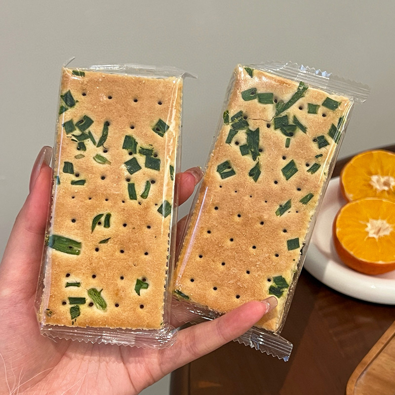 Grön lök kex