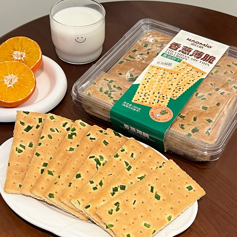 Grön lök kex