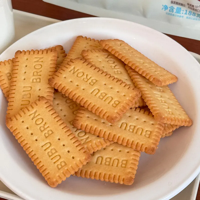 Kex med smak av högprotein DHA äggost
